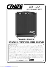 Crate Amplifier User Manuals Download | ManualsLib