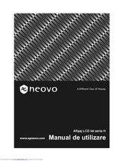 AG Neovo H-W19D Manual De Utilizare