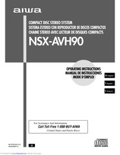 AIWA NSX-AVH90 Operating Instructions Manual