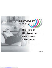 Home Easy HE-100 Manual