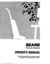 KENMORE Sears 116 Owner's Manual