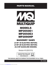 Multiquip MP2050E3 Parts Manual