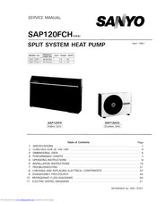 Sanyo SAP120FCH Service Manual