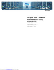 Adaptec Adaptec RAID Controller User Manual