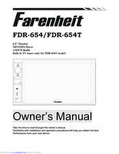 Farenheit FDR-654 Owner's Manual