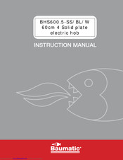 Baumatic BHS600.5-SS Instruction Manual