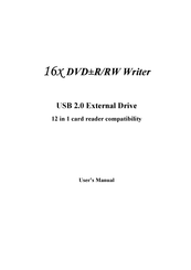 Emprex 16X DVD+-R/RW Writer User Manual