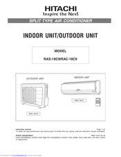 Hitachi RAS-18C9KS2 Instruction Manual