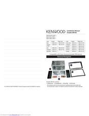 Kenwood Double DIN Kit Installation Manual