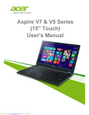 Acer Aspire V7-581PG User Manual