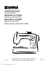 KENMORE 385.19606 Owner's Manual