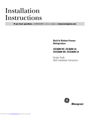 Monogram ZlCS360NRH Design Manual