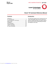 Lucent Technologies 4703US Reference Manual