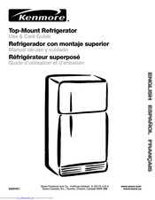 KENMORE Kenmore Top-mount Refrigerator Use And Care Manual