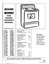 KENMORE 72761 Owner's Manual