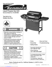 KENMORE 415.30810800 Use And Care Manual