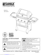 KENMORE 259.162190 Assembly & Operation Instructions