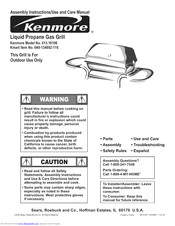 KENMORE 640-134892-116 Assembly Instructions/Use And Care Manual
