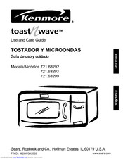 KENMORE Toast'n'wave 721.63293 Use And Care Manual