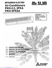 Mitsubishi Mr.Slim PUH-4YKSA Operation Manual