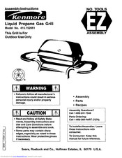 KENMORE 415.152061 Assembly Instructions Manual
