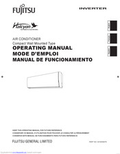 Fujitsu D'EMPLOI Operating Manual