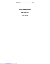 Hanvon WISEreader N516 User Manual