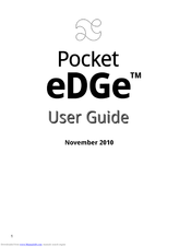 enTourage Pocket eDGe User Manual