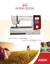 Janome Horizon Memory craft 7700 QCP Manuals | ManualsLib