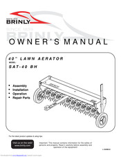 Brinly SAT-40 BH Owner's Manual