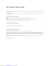 Dell Latitude X300 User Manual