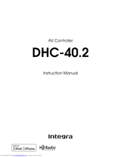 Integra DHC-40.2 Instruction Manual
