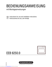 Kuppersbusch EEB 6250.0 Manual