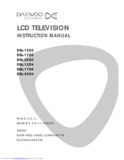 Daewoo DSL-20D4 Instruction Manual