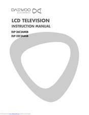 Daewoo DLP-26C2AMSB Instruction Manual