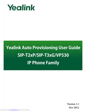Yealink SIP-3xG User Manual