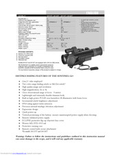 Yukon Sentinel G2+ 26116T Operating Manual