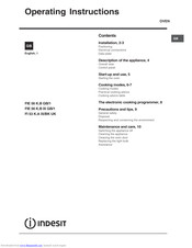 Indesit FI 56 K.A IX/BK UK Operating Instructions Manual