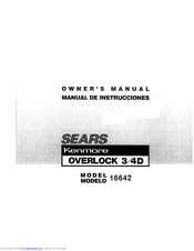 KENMORE Sears 16642 Owner's Manual