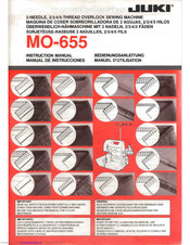 Juki MO-655 Instruction Manual