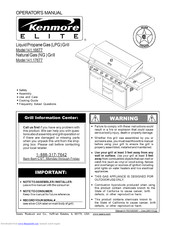 Kenmore Elite 141.17677 Operator's Manual