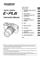 Olympus E Pl6 Manuals Manualslib