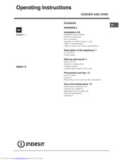 Indesit IS60D1 S Operating Instructions Manual
