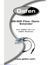 Gefen EXT-3GSDI-FO-141 User Manual