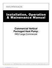 Heat Controller HKV168 Installation, Operation  & Mainenance Manual