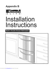 Kenmore 46513333600 Installation Manual