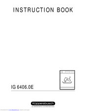 Kuppersbusch IG 6406.0E Instruction Book