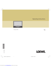 Loewe Articos 55 HD Operating Instructions Manual