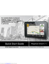 Magellan smartGPS Quick Start Manual
