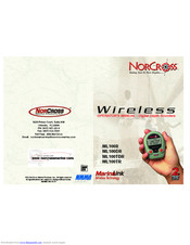 Norcross ML100R Instruction Manual